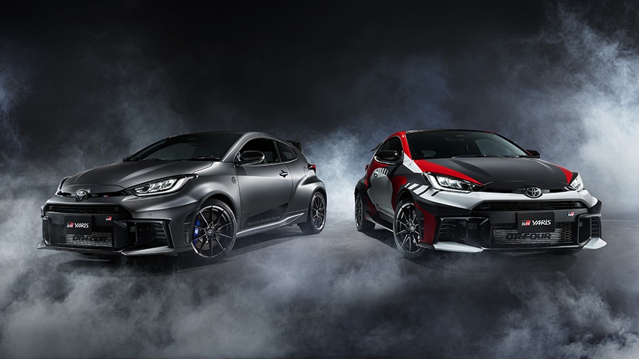 The GR Yaris RZ "High performance・Sébastien Ogier Edition" (Japanese market specifications, prototype) / The GR Yaris RZ "High performance・Kalle Rovanperä Edition" (Japanese market specifications, prototype)